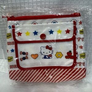 Sanrio Hello Kitty (out of print)  Red and White Kids Storage Bag. Waterproof